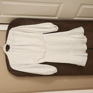 White Call Me Angel Vici Flowy Dress